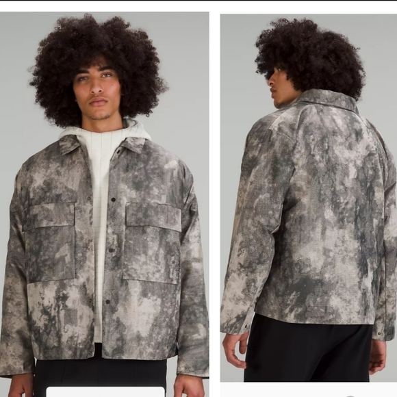 Lululemon LAB Lightweight Jacquard Jacket Apparition Jacquard Riverstone Size S. - Picture 2 of 13